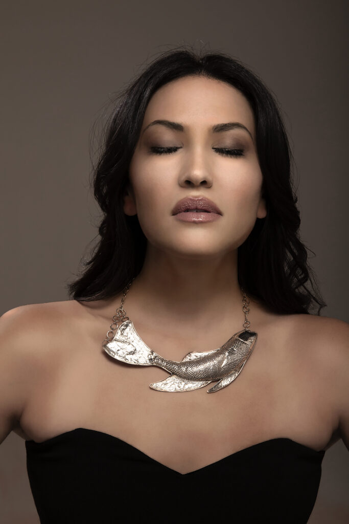 Underwater Landscape V, Eastern repousse necklace, Photo by Pat Vasquez-Cunningham