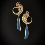Envisioned II, Russian filigree earrings (posts)