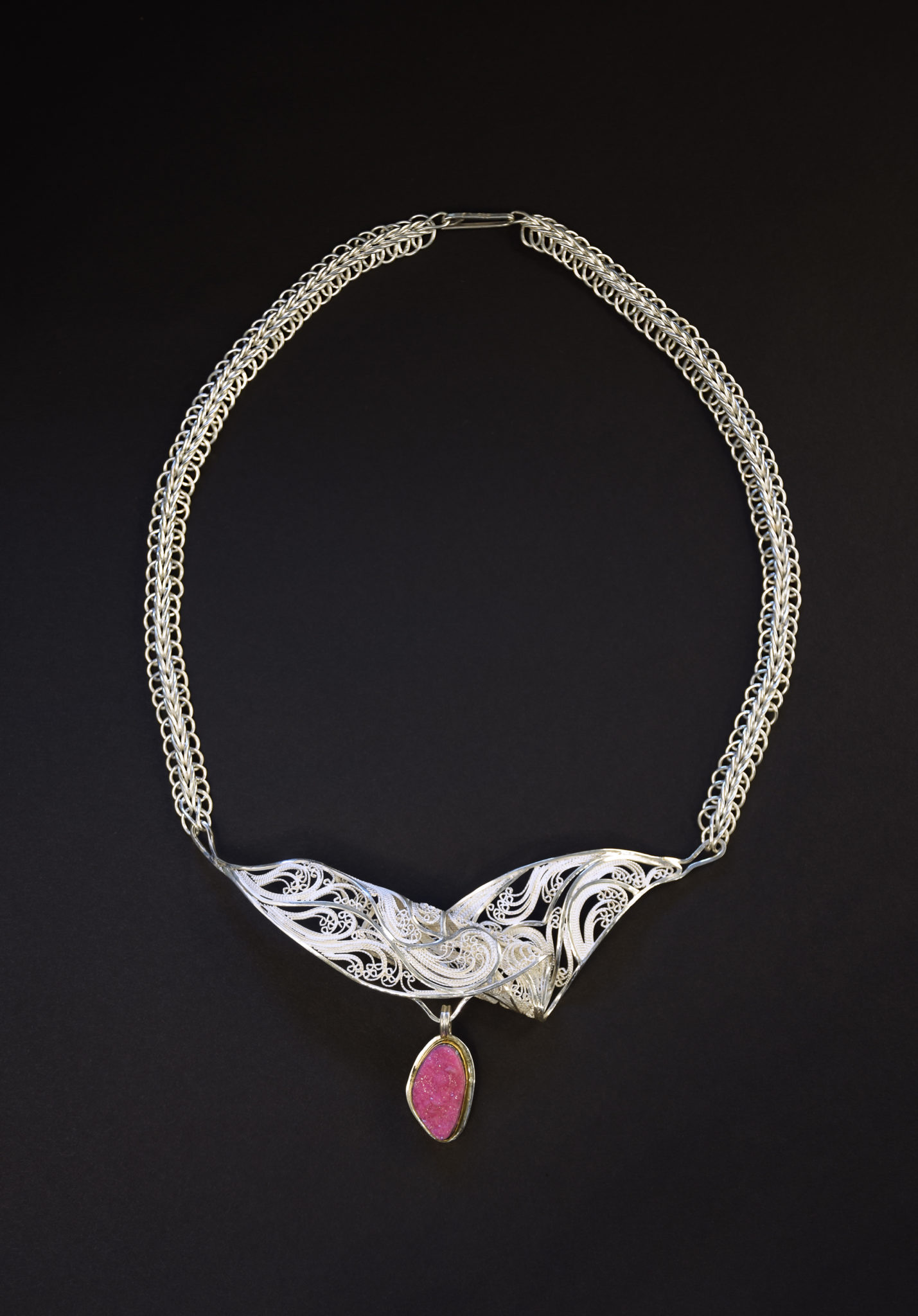 In Aria, Russian filigree necklace by Victoria Lansford