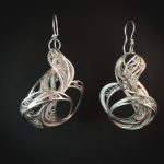 Spellbound IV, Russian filigree earrings