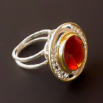 Coronation Ring II, Russian filigree Dinner Ring