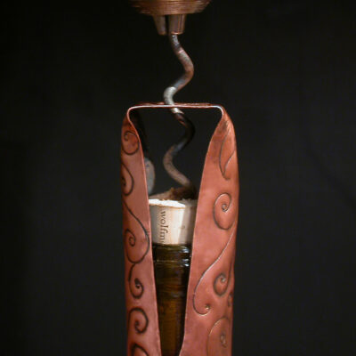 Necessity Is the Mother, chased, forged and found object corkscrew