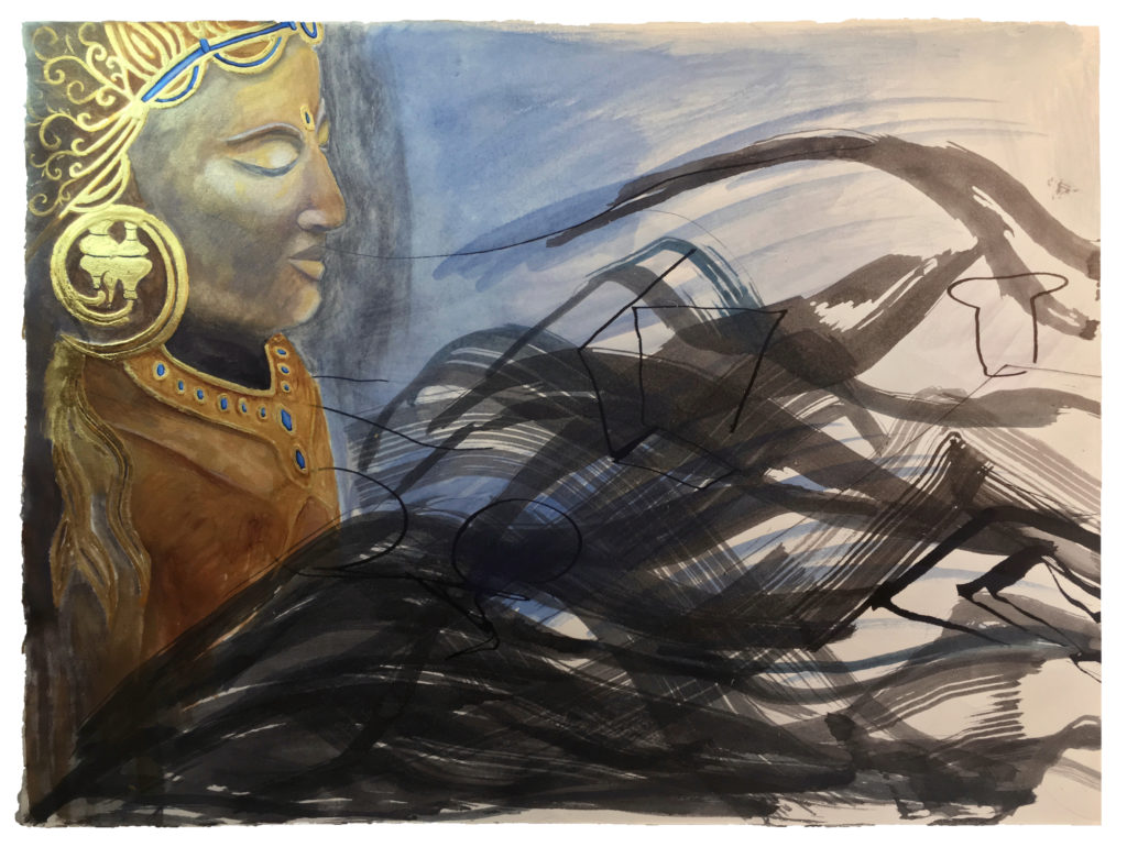 "Buddha" page from the book, Giving Voice