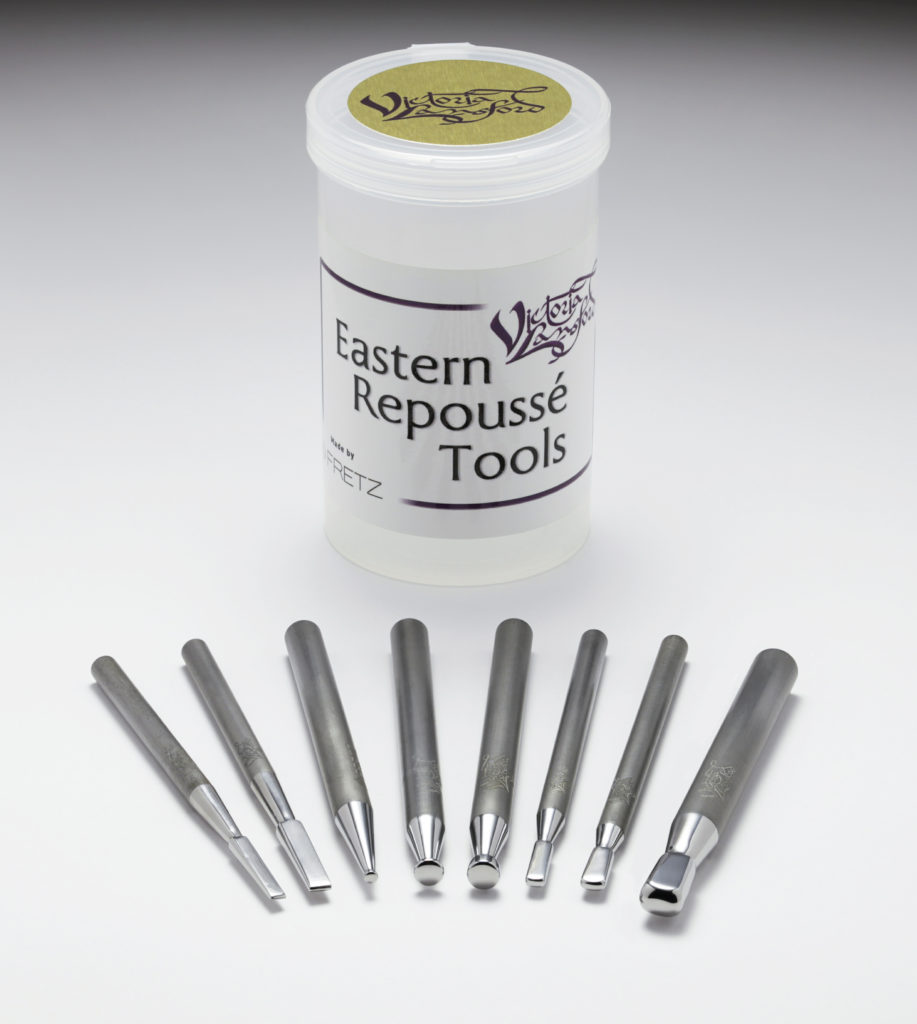 Victoria Lansford's Eastern Repousse Tools; photo by Pat Vasquez-Cunningham