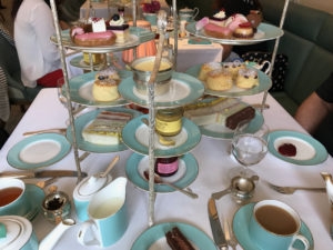 afternoon tea at Fortnum and Mason
