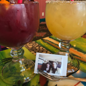 Sangria, Margarita, Nanz, and me with her polaroid