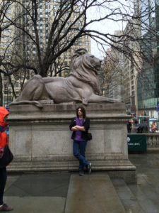 Skyler at the New York Public Library
