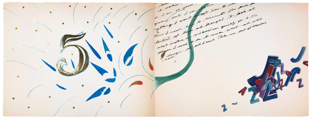 Photo still from the animation, Ode to Take Five