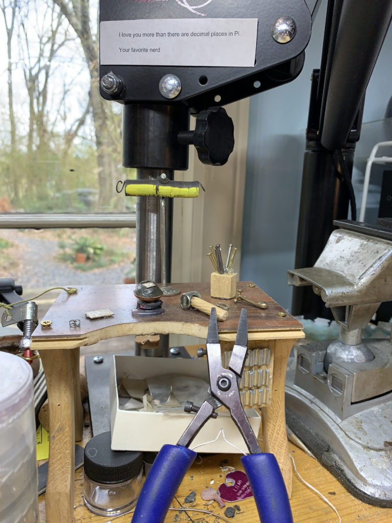 My bench on my bench and some favorite pliers