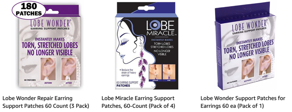 Earrings supports