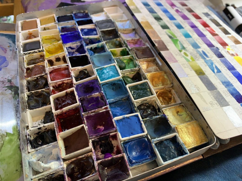 My watercolor palette