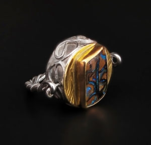 Rotation, filigree ring by Victoria Lansford