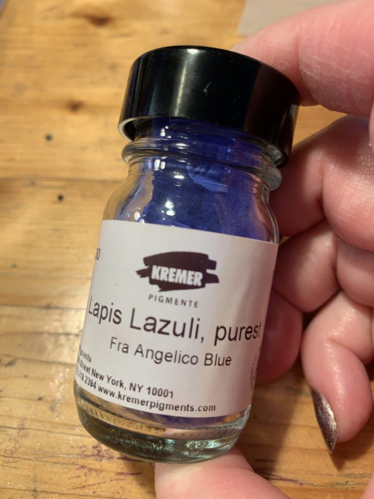 Lapis Lazuli Fra Angelico Blue pigment