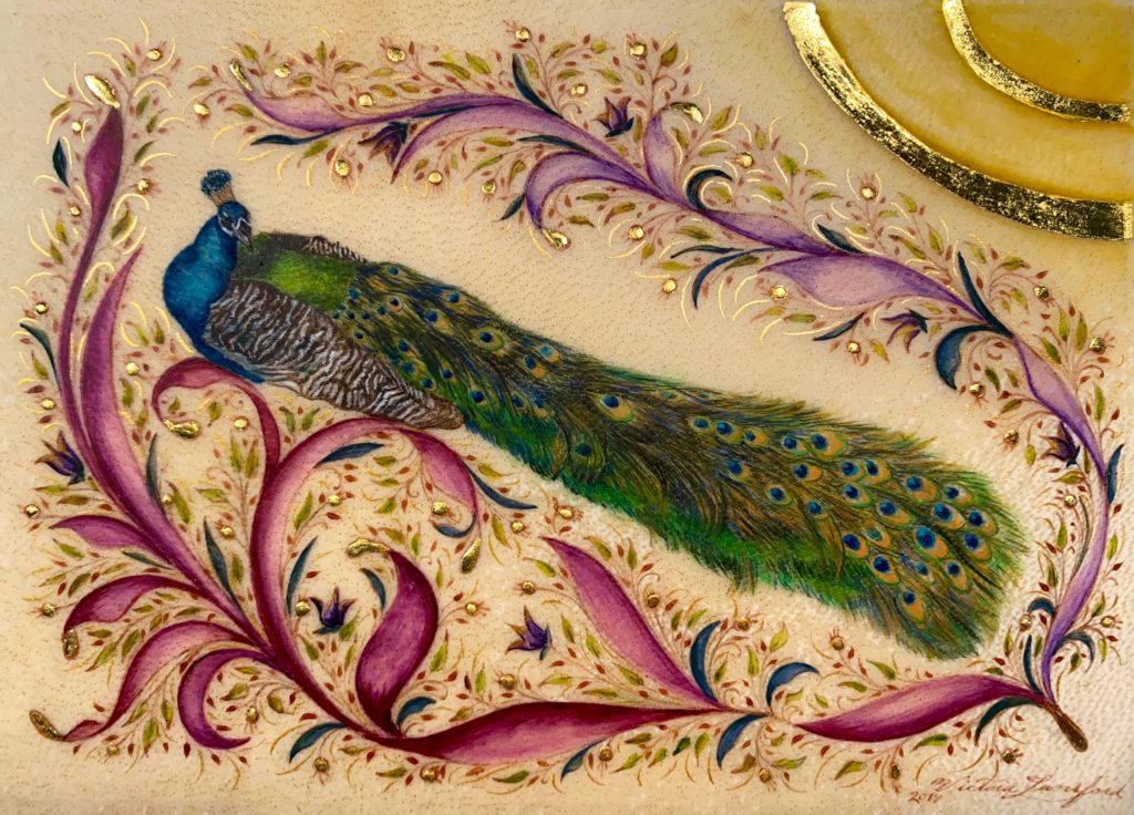 Peacock Splendor III by Victoria Lansford
