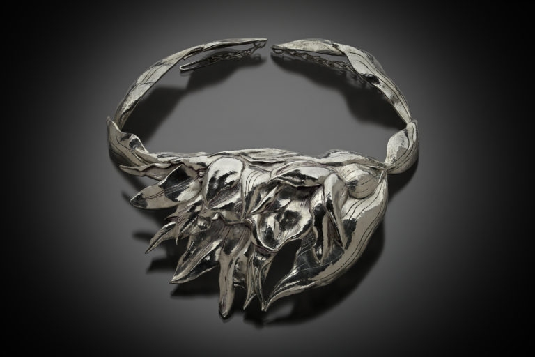 Eternal Spring, Eastern repousse necklace