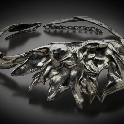 Eternal Spring, Eastern repousse necklace