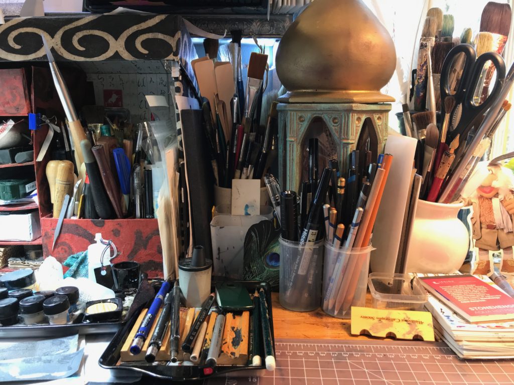 The drawing area