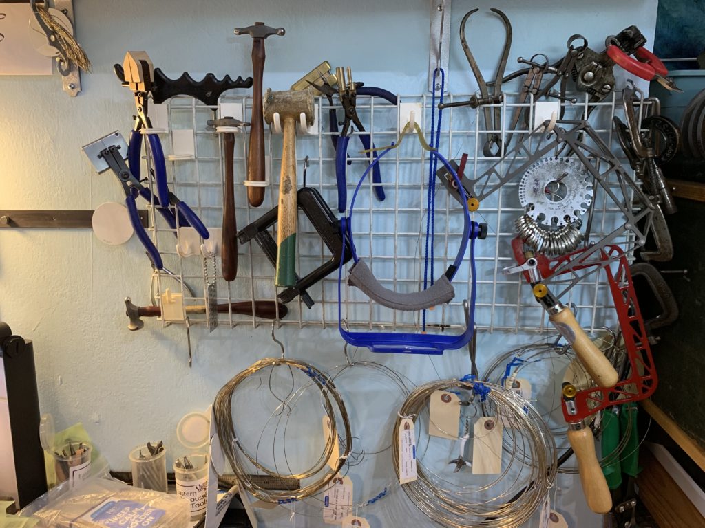 Wall grid of tools