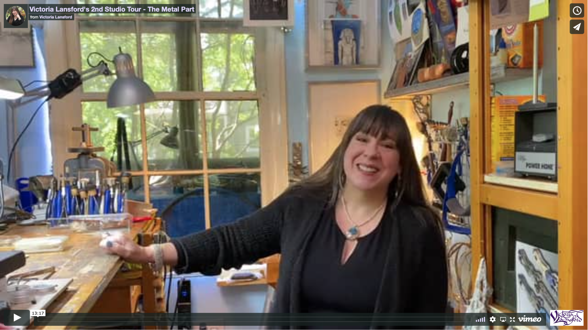 2nd Studio Tour - The Metal Part - still from beginning of video