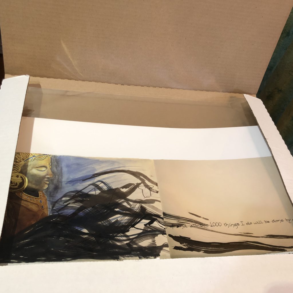 Archival print of Buddha Watches Over ready to ship