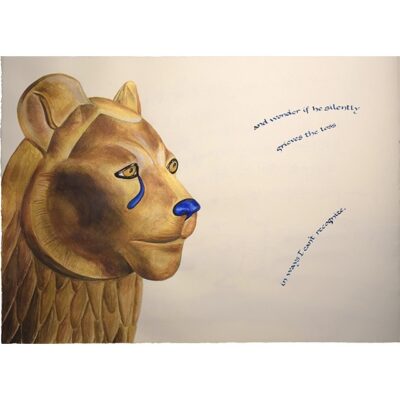 Sekhmet in Eternity archival print from Giving Voice by Victoria Lansford