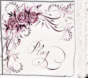 Victoria Lansford - morning journal line and wash florals