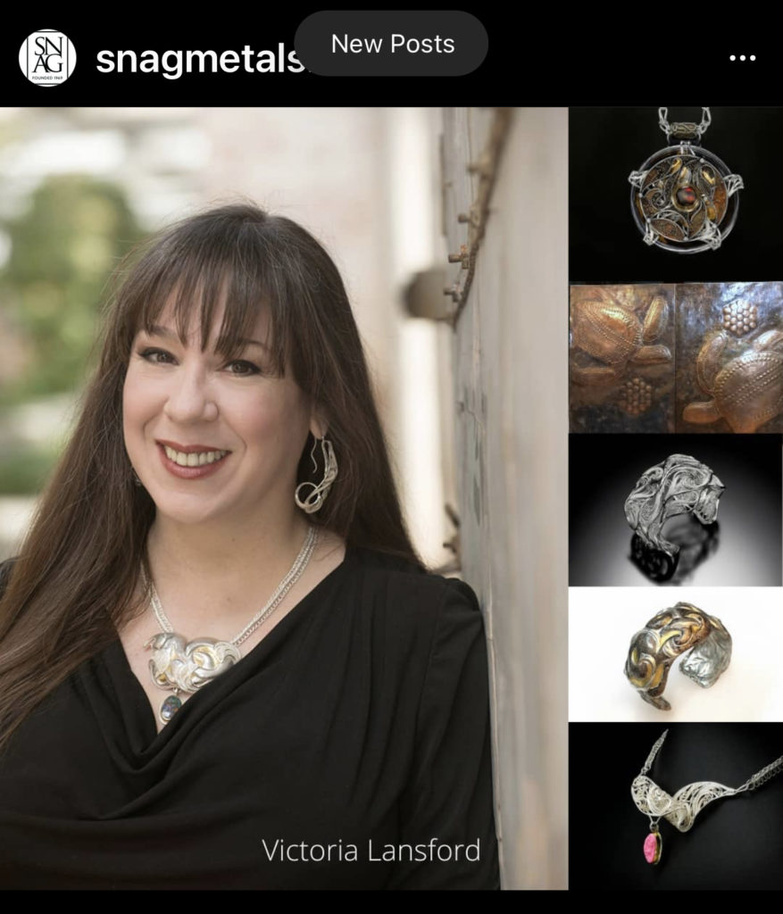 snagmetalsmith Our Member Monday artist is Victoria Lansford!