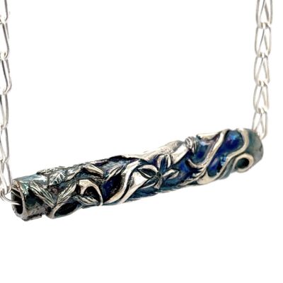 Chasing Spring - Micro Chasing with Eastern repoupssé on sterling tubing for beads, pens, and cylinders