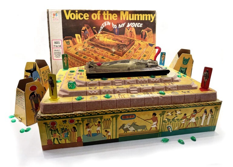 Voice of the Mummy, the gift I received in 1971 that ignited my obsession with ancient Egyptian art and my desire to master the mysteries of metalsmithing. More than half a century later, this is still my favorite boardgame.