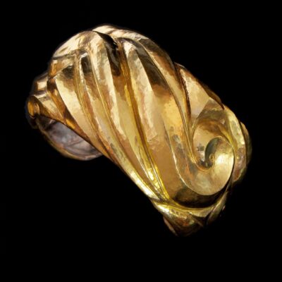 Spirale Sancta, Eastern repousse cuff bracelet